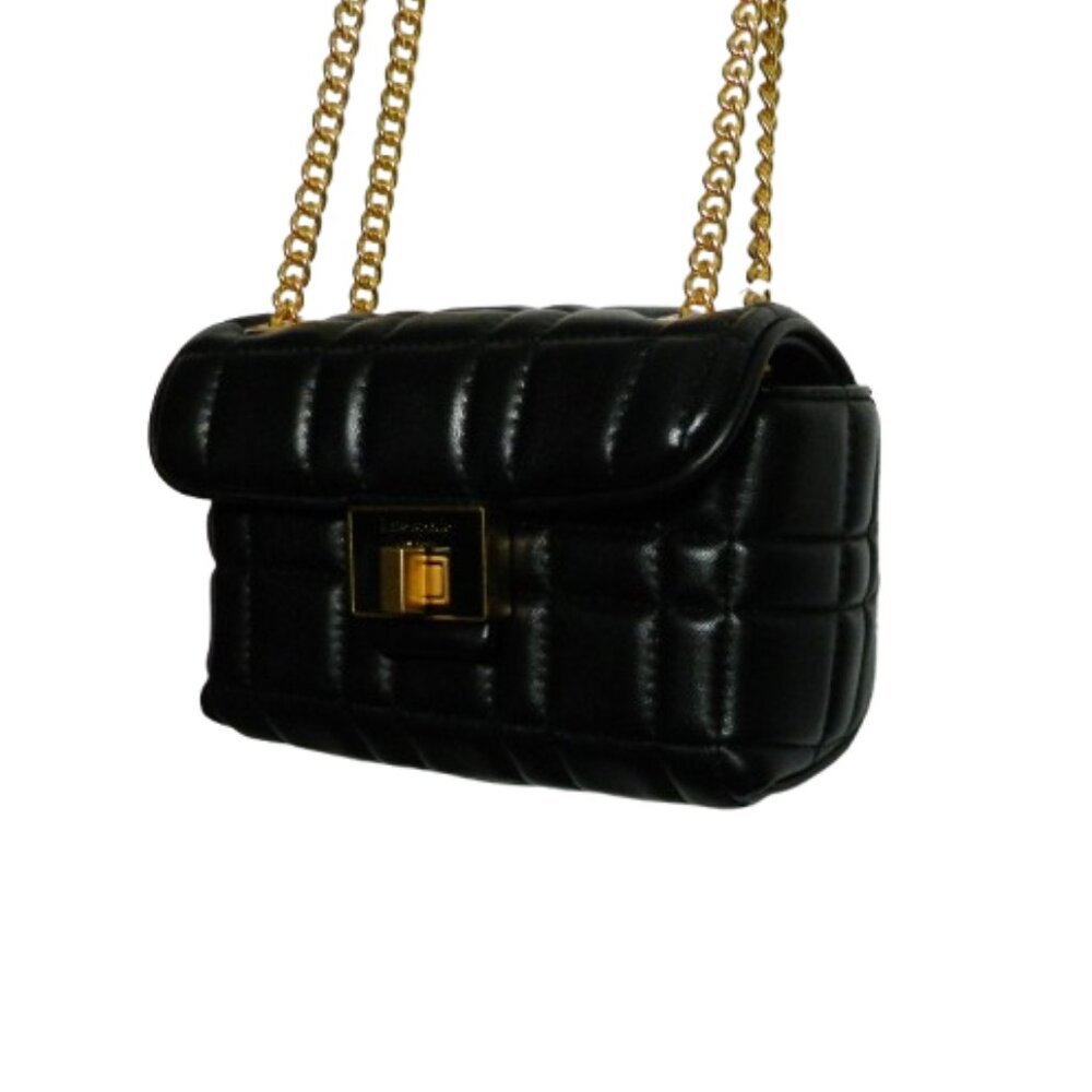 kate spade new york $298 Evelyn Black Quilted Leather Small Crossbody NWT! - Picture 7 of 10